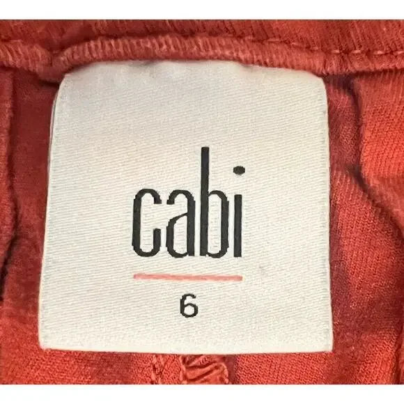 Cabi Explorer Pant Women’s Size 6 In Copper Burnt Orange Style #4138 - Picture 3 of 5